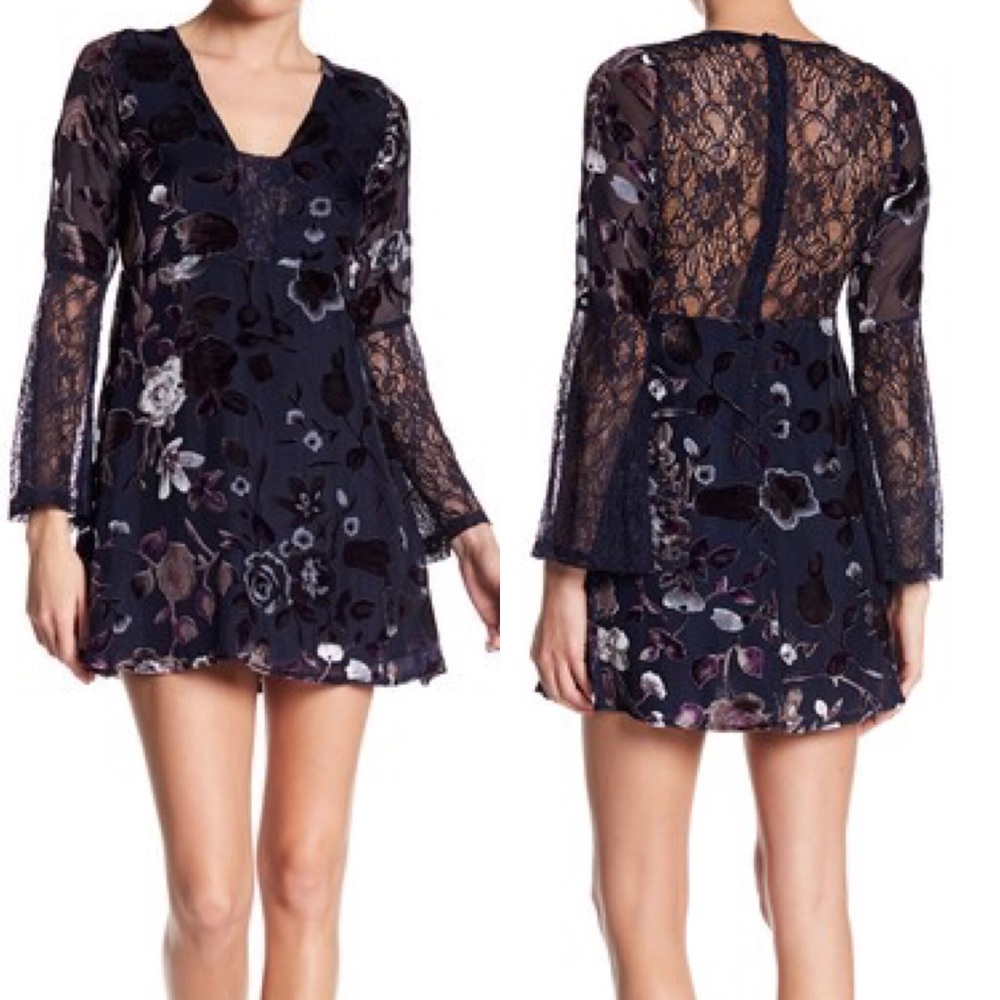 Lucca Couture Christina Lace Mini Dress